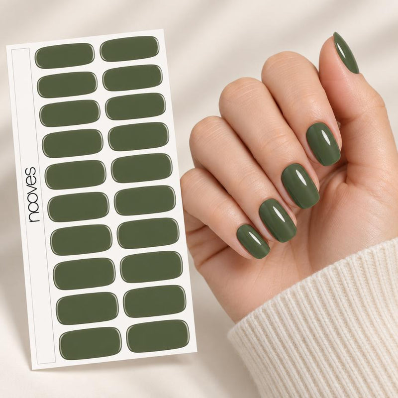 Diseño de uñas Olive Night - Veganas, Cruelty-Free y Hema-Free