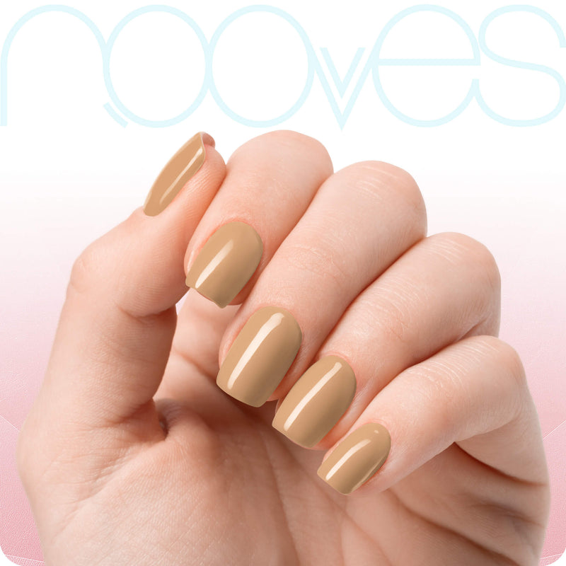 Láminas de Gel Semicuradas Folhas de Gel - Cru au Soleil - Nooves Nails - Calidad Profesional Nooves