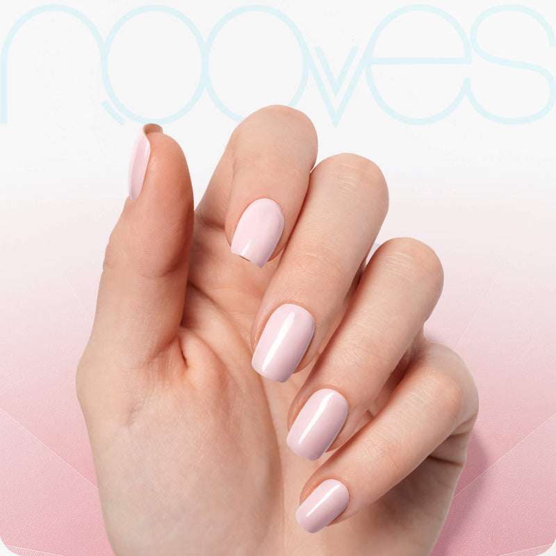 Láminas resistentes al agua Folhas de Gel - Pale Rose - Nooves Nails - Duración más de 14 días
