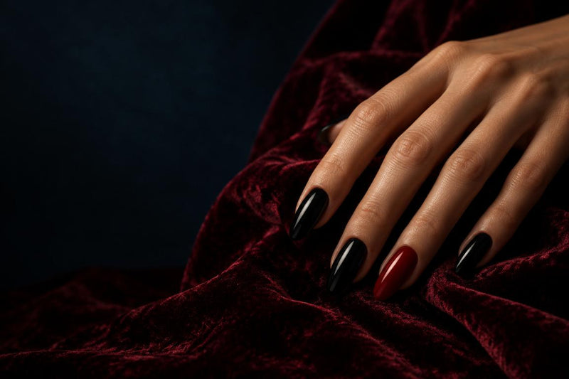 Uñas de Halloween 2026: ideas en negro y rojo sangre