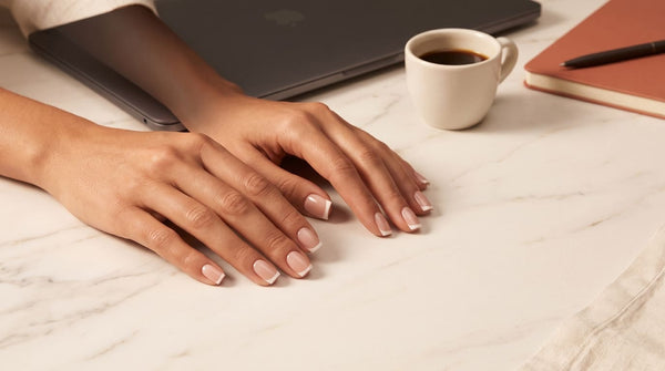 Uñas cortas para la vuelta: 7 manicuras que aguantan teclado, gimnasio y prisas