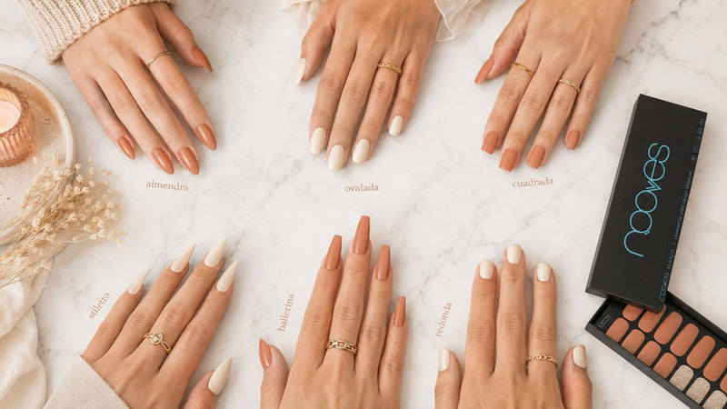 Qué Forma de Uñas Te Favorece Según la Forma de Tus Manos: Guía Completa + Cómo Conseguirla en Casa con NOOVES