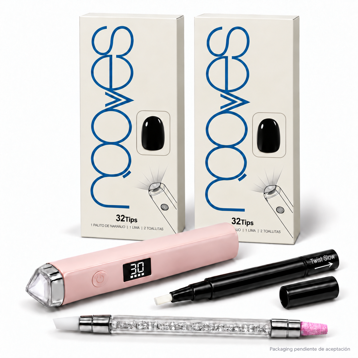 Starter Extension Gel Duo Kit - Oval - Obsidian Night x2