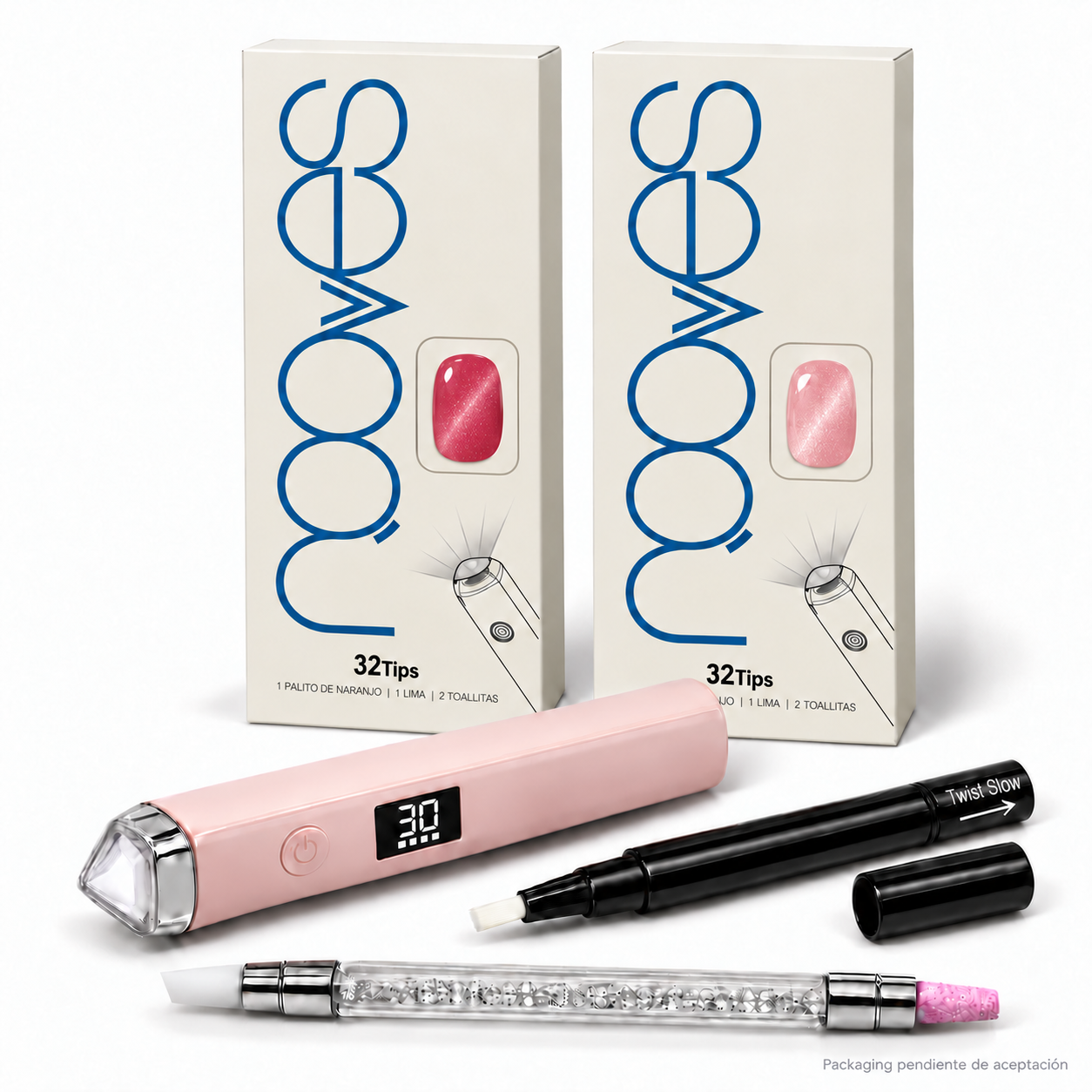 Starter Extension Gel Duo Kit - Oval - Mystic Rose - Fairy Dust