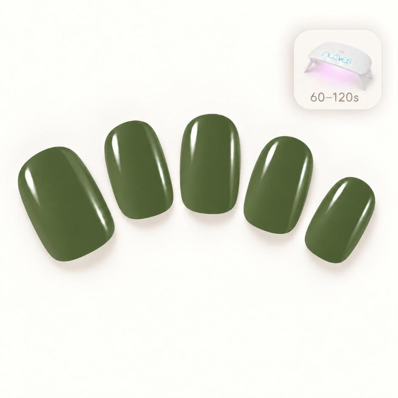 Láminas de Gel Semicuradas Olive Muse - Calidad Profesional Nooves