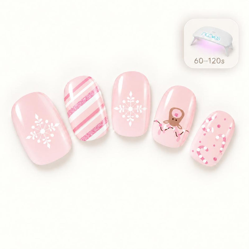 Láminas de Gel Semicuradas Silent Snow - Calidad Profesional Nooves