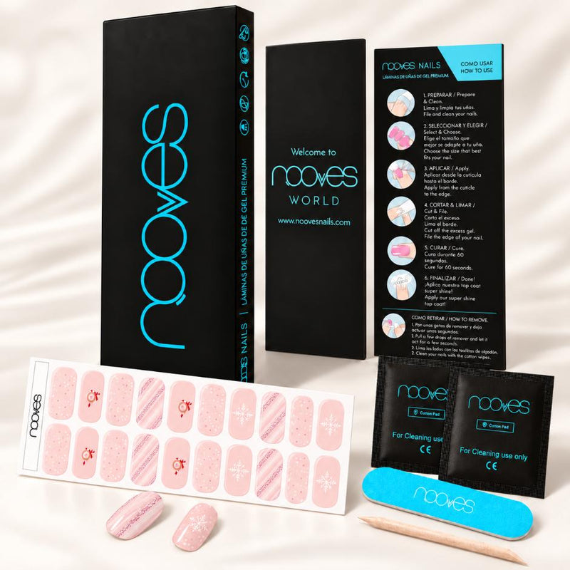 Kit de uñas de gel Silent Snow - Fácil aplicación sin torno