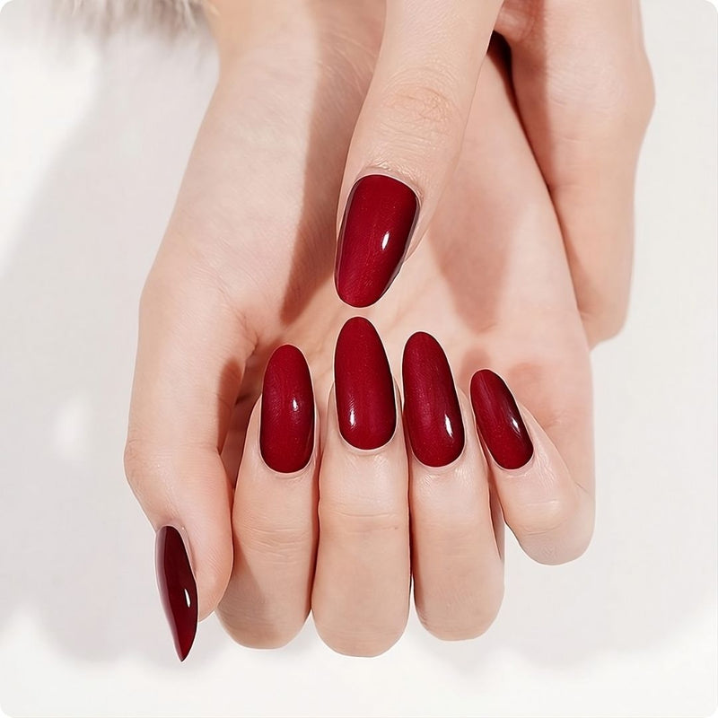 Gel Nail - Red Cat - Nooves Nails