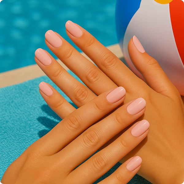 Folhas de Gel - Rose Pâle - Nooves Nails 
