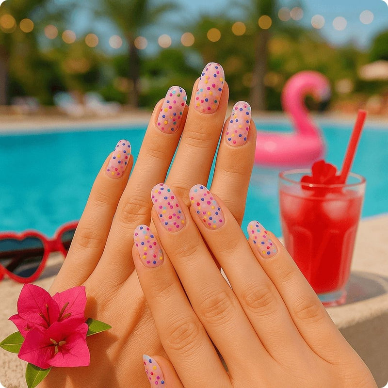 Folhas de Gel - Party Time - Nooves Nails 