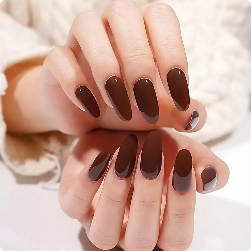 Gel Nail - Chocolat - Nooves Nails