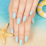 Folhas de Gel - Blue Salt - Nooves Nails