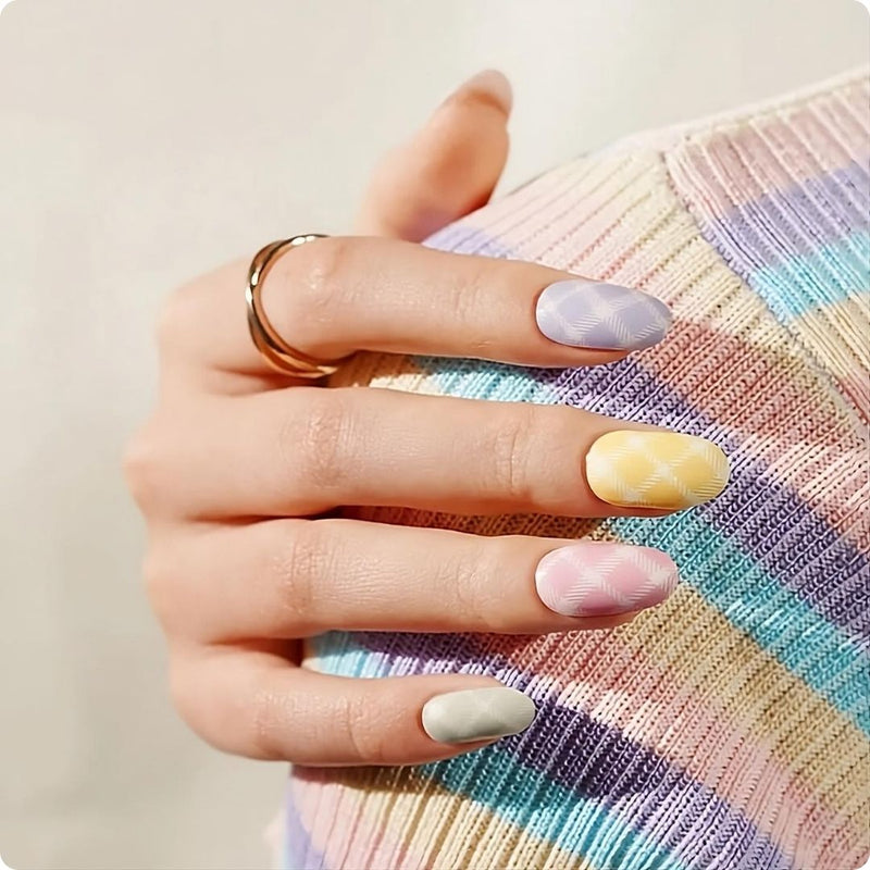 Diseño de uñas PatchWork - Veganas, Cruelty-Free y Hema-Free