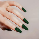 Gel Nail - Dark Green - Nooves Nails