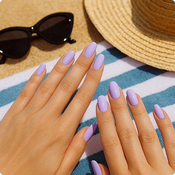 Folhas de Gel - Lavanda Dream - Nooves Nails 