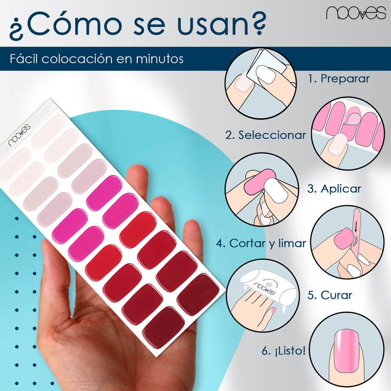 Gel Sheets - Allure - Nooves Nails 