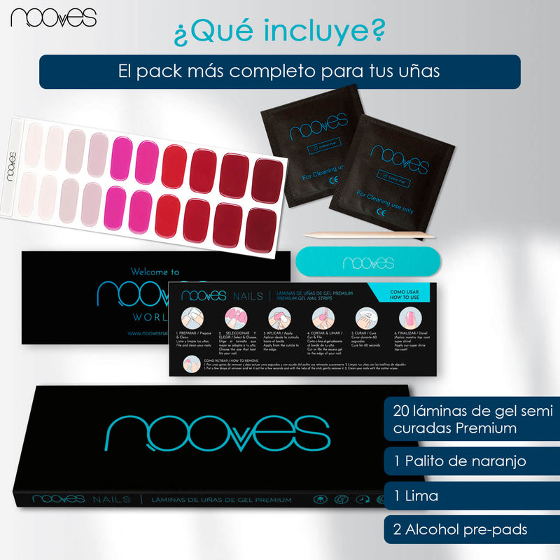 Gel Sheets - Allure - Nooves Nails