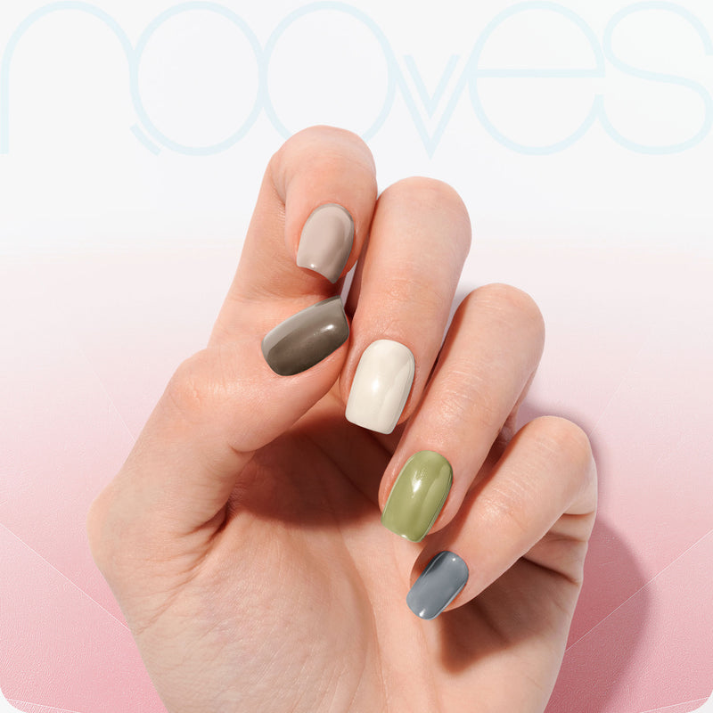 Folhas de Gel - Army Chic - Nooves Nails 