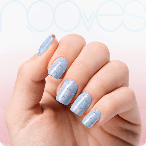 Folhas de Gel - Artic Blue - Nooves Nails 