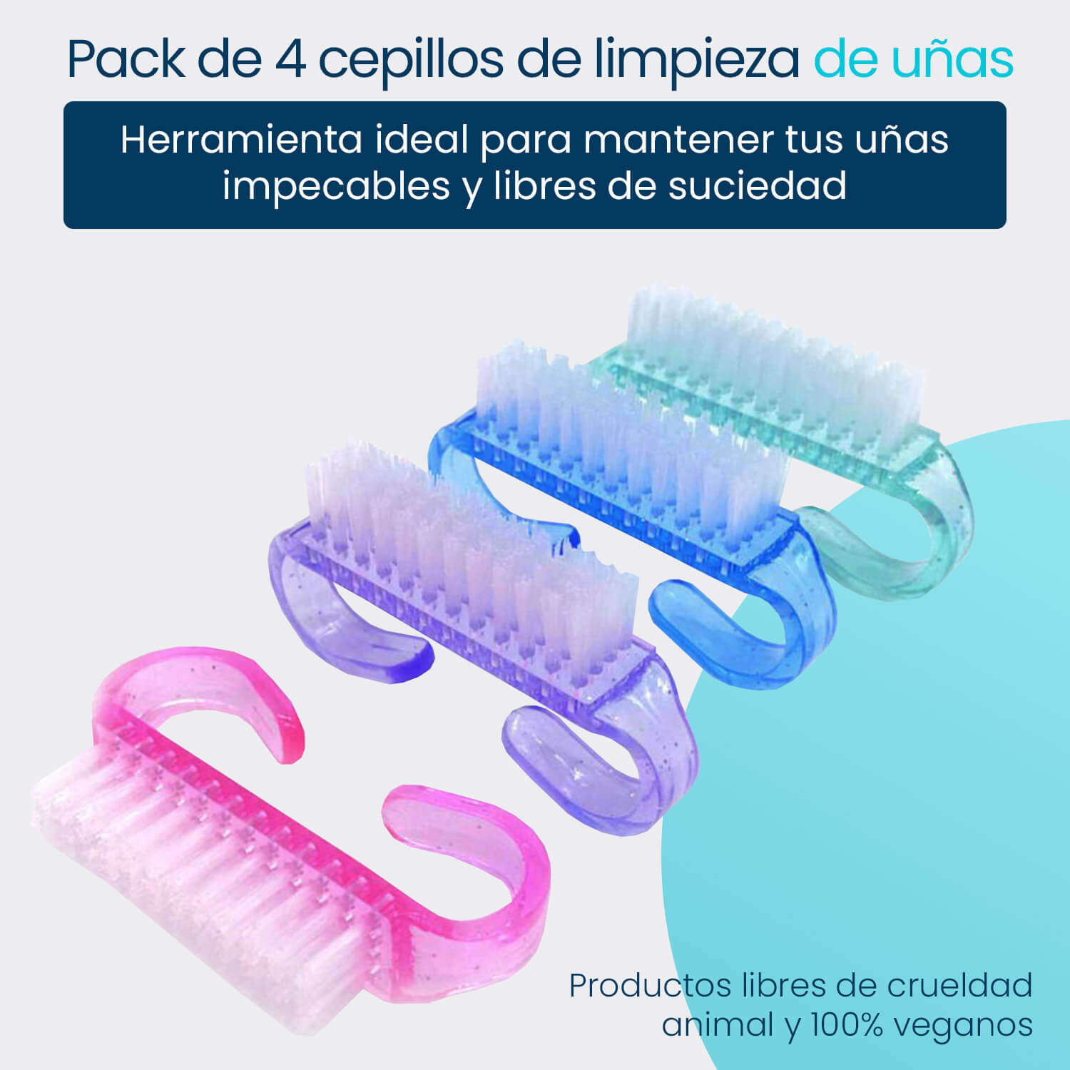 Escovas de limpeza de unhas