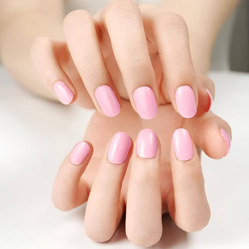 Gel Nail - Baby Pink - Nooves Nails
