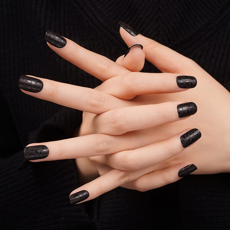 Gel Sheets - Black Leopard - Nooves Nails