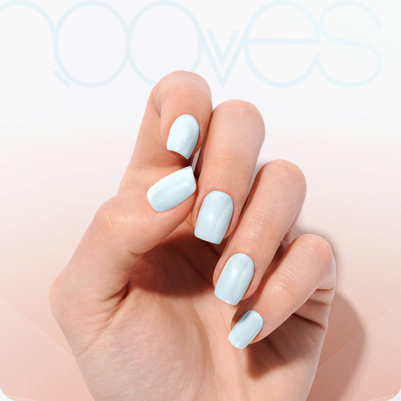 Folhas de Gel - Blue Salt - Nooves Nails