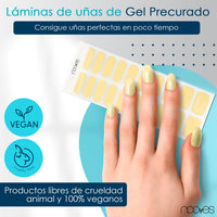 Ver detalle Láminas de Gel - Canary Mist - Nooves Nails 6