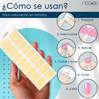 Ver detalle Láminas de Gel - Canary Mist - Nooves Nails 5
