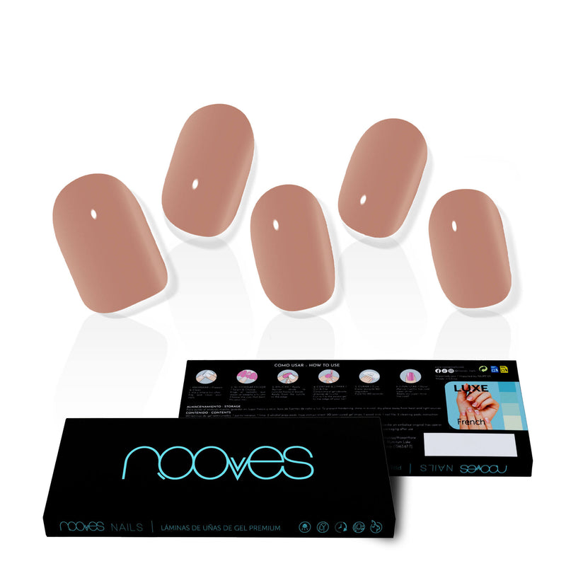 Láminas resistentes al agua Láminas de Gel - Cinnamon - Nooves Nails - Duración más de 14 días