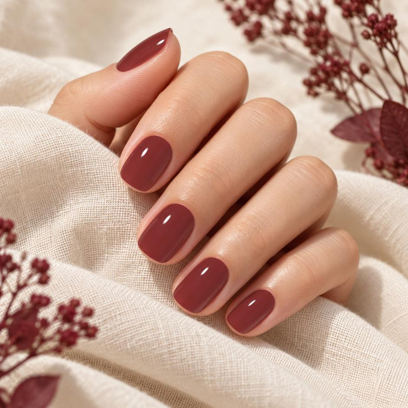 Textura y grosor láminas Deep Wine - Gel auténtico semicurado al 60%