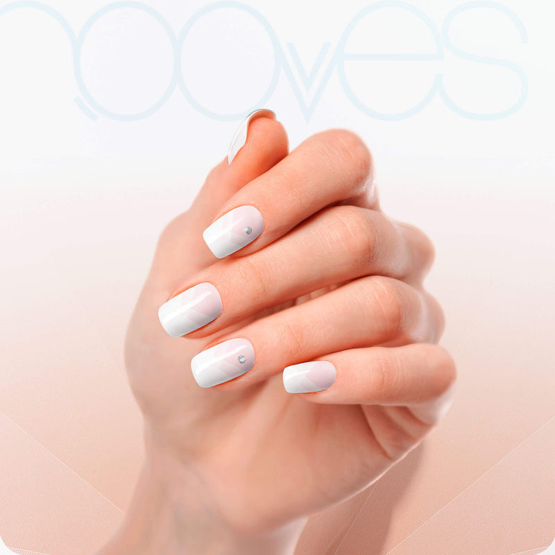Láminas resistentes al agua Láminas de Gel - French Elegance - Nooves Nails - Duración más de 14 días