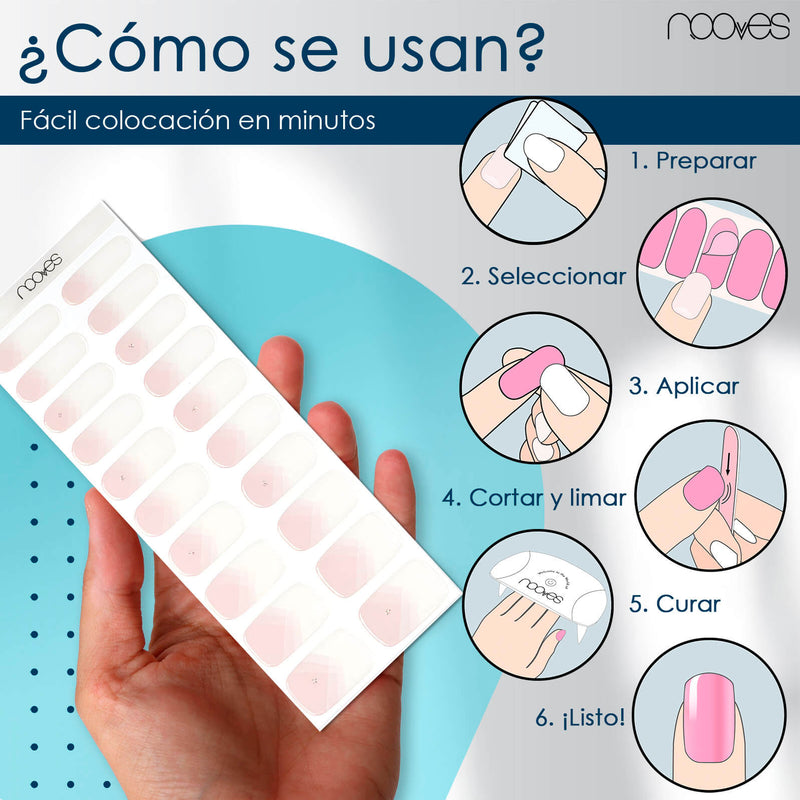 Gel Sheets - French Elegance - Nooves Nails 