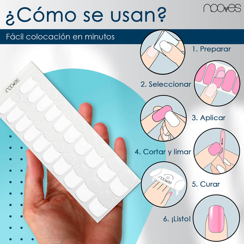 Gel Sheets - French - Nooves Nails 