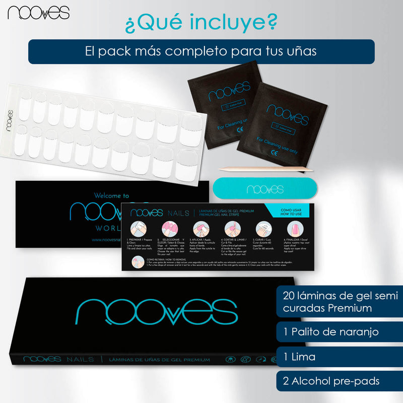 Gel Sheets - French - Nooves Nails 