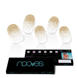 Folhas de Gel - Gold Glitter - Nooves Nails 