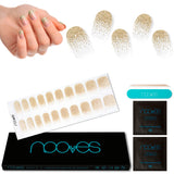 Folhas de Gel - Gold Glitter - Nooves Nails 