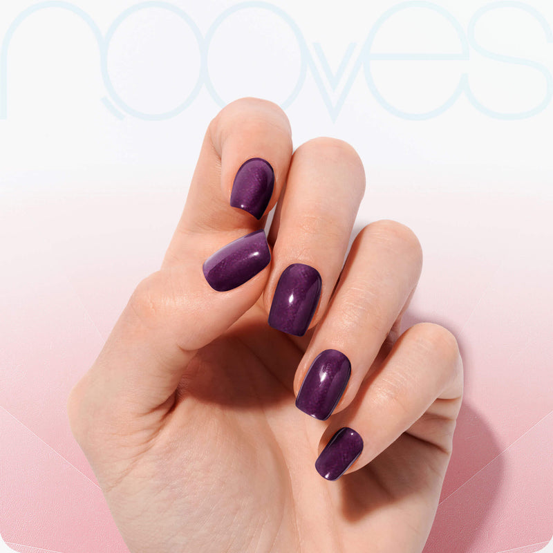 Láminas de Gel - Grape Glow  - Nooves Nails