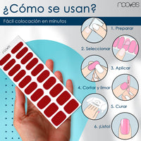 Ver detalle Láminas de Gel  - Je t'aime- Nooves Nails 8