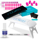 Kit Inicial Beauty Blue - Pacote Inicial com Top Coat - Nooves Nails