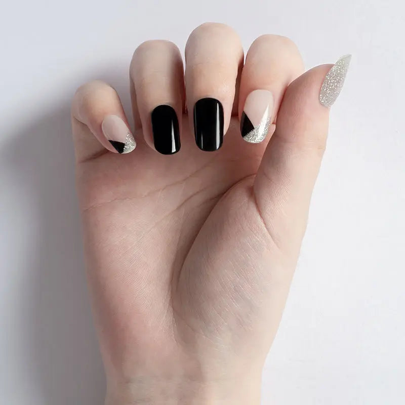 Textura y grosor láminas Folhas de Gel - Intimate Evening - Nooves Nails  - Gel auténtico semicurado al 60%