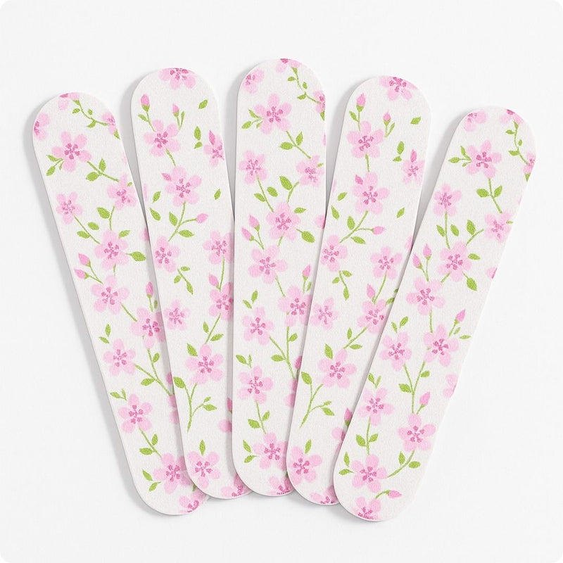 Pack 5 Limas de Uñas Decoradas para Manicura y Pedicura - Doble cara de uso