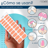 Ver detalle Láminas de Gel - Little Peach - Nooves Nails 5