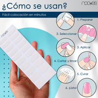 Ver detalle Láminas de Gel - Lovely Pink  - Nooves Nails 9
