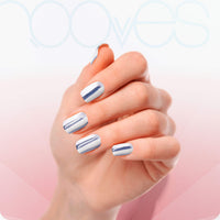 Gel Sheets - Silver Sheen - Nooves Nails