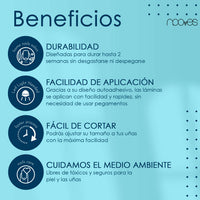 Ver detalle Láminas de Gel - Mint - Nooves Nails 8