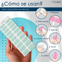 Ver detalle Láminas de Gel - Mint - Nooves Nails 6