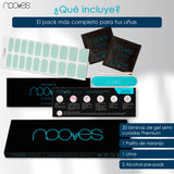 Folhas de Gel - Mint - Nooves Nails 