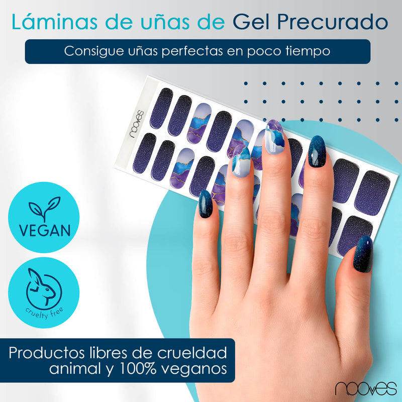 Gel Sheets - Mystic Marble - Nooves Nails 