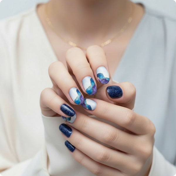 Gel Sheets - Mystic Marble - Nooves Nails 